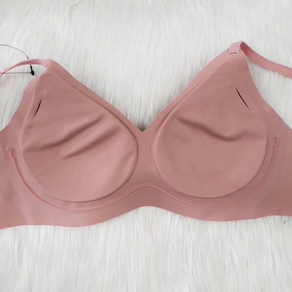 NWT Eby Relief Bra Size Small Pink Padded S Wireless Seamless - Picture 7 of 8